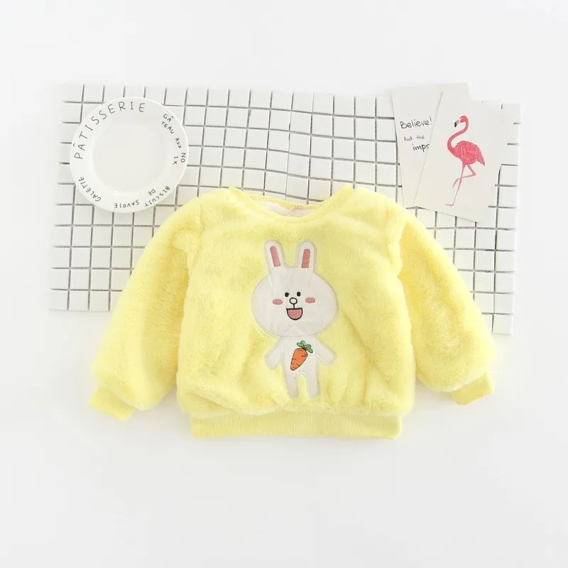 Хлопковый свитер с круглым вырезом и рисунком для малышей теплый свитер с круглым вырезом и принтом на холодную зиму