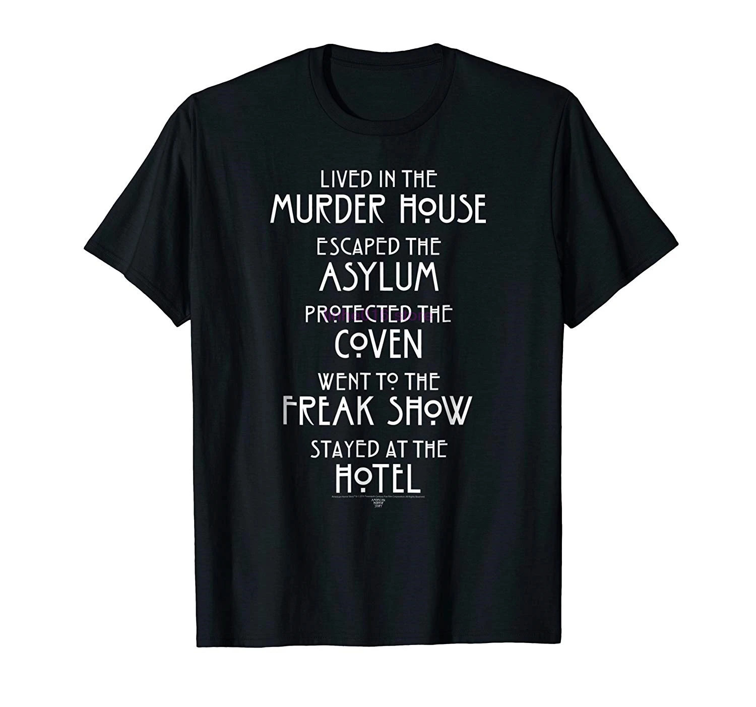 

brand men shirt American Horror Story Lived in the Murder House etc T shirt