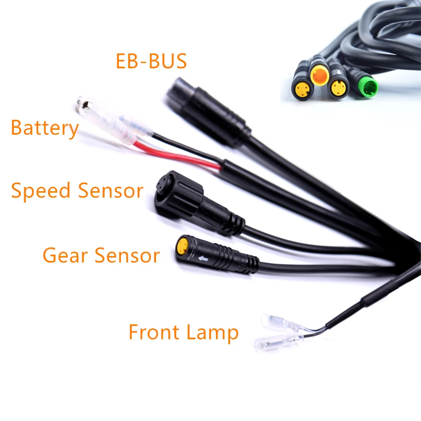 Комплект для электровелосипеда Bafang BBS01 BBS02 BBS03/BBSHD Средний приводной двигатель 36 в
