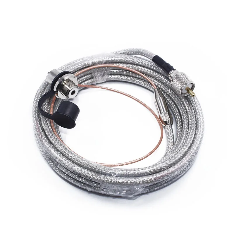 ABBREE SC 5MS Extension Coaxial Cable 5M Length Cable SO 239 PL 259