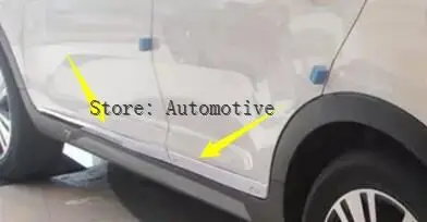 Подходит для Kia Sportage QL хромированная боковая облицовка дверной крышки комплект кузова окантовка защитных стекол приборов защита молдингов Стайлинг stainlesser