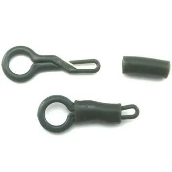 

20Set Back Lead Clips with Tubes Strong Durable Fishing Back Lead Clips Professional Carp Fishing Tackle Tools Clip