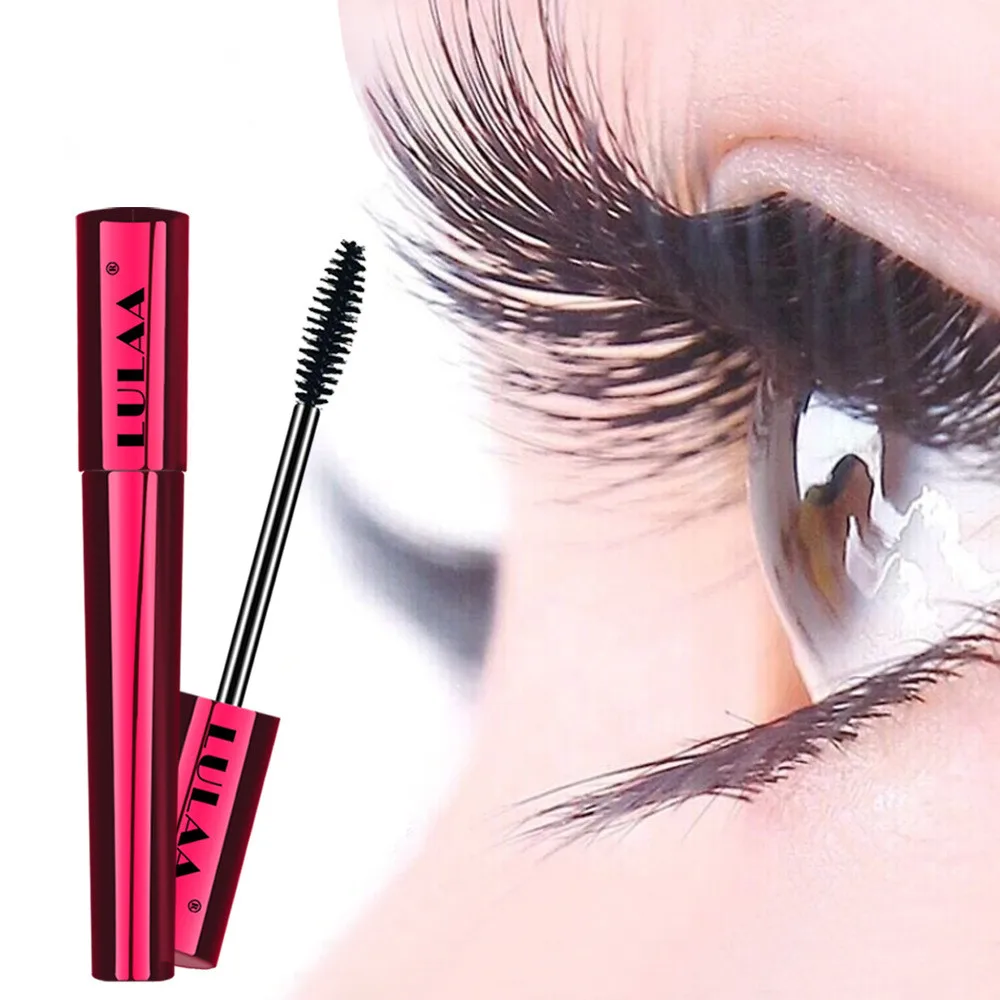 

Makeup 4D Silk Fiber Mascara Mascara Waterproof Mascara Mascara Eyelash Extension Thick Black Long Makeup Eyelashes