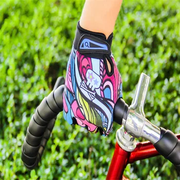 

Men Cycling Gloves Biker soft and comfortable Racing Mittens Sports Multicolor Full Finger Slip L50/1226