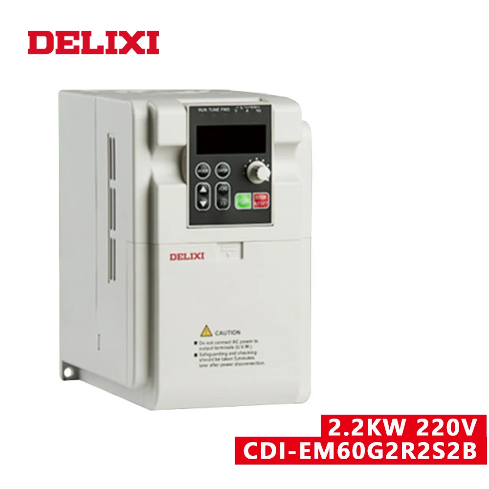 

DELIXI frequency converter220V 2.2KW 3HP single phase input 50/60Hz varible inverter drives VFD with motor brake Unit