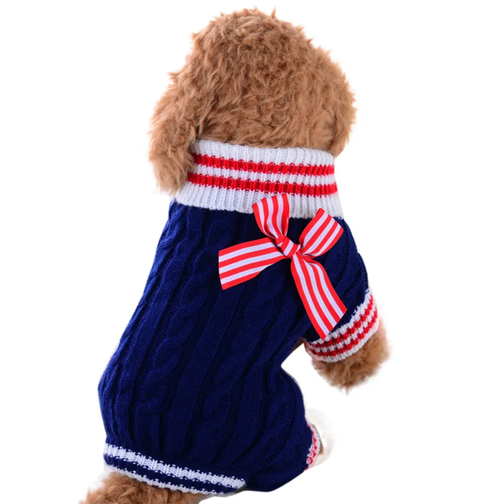 Свитер для собак на осень и зиму для маленьких собак, модная удобная одежда для домашних животных, комбинезоны, Прямая поставка 71115