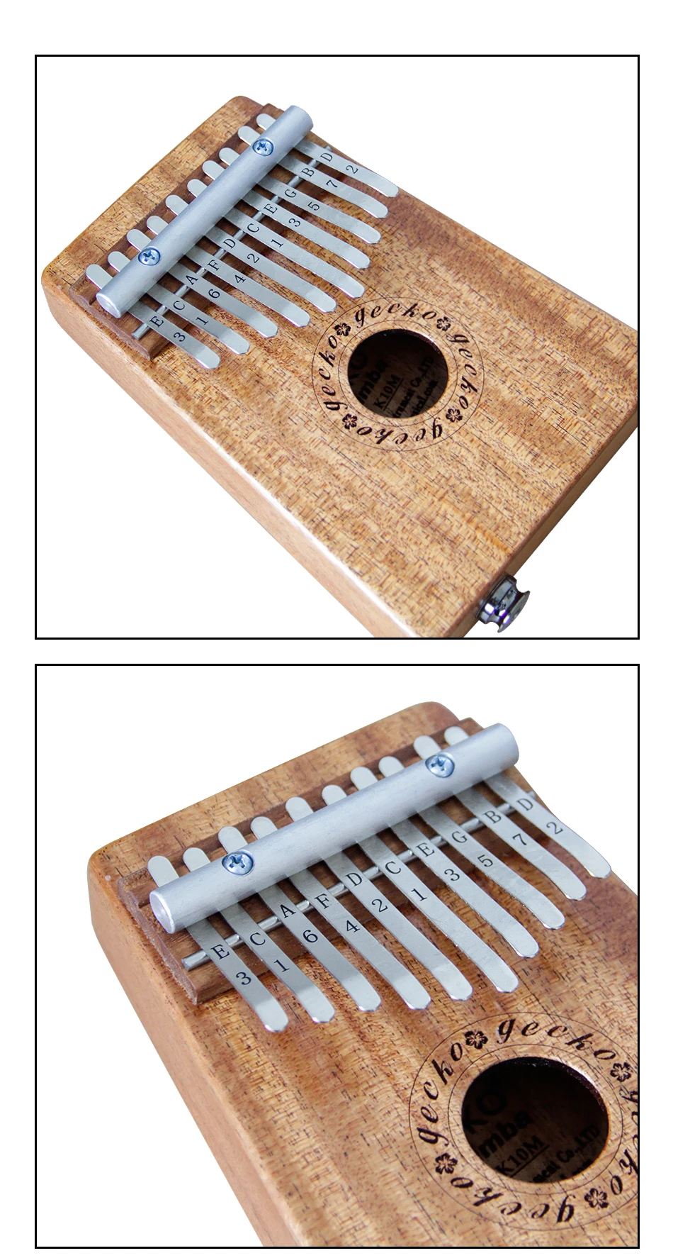 Gecko 10 Ключ красное дерево K10MEQ Kalimba Африканский «пианино для больших пальцев» перкуссионная клавиатура для подключения EQ