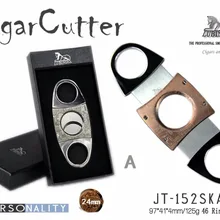 Lubinski резак для сигар дорожный портативный нож из нержавеющей стали двустворчатый ножницы для сигар с подарочной коробкой JT152SK