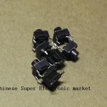 100 шт. тактильная нажимная кнопка переключатель Мгновенный Такт 6x6x6 мм dip 6*6*6 мм