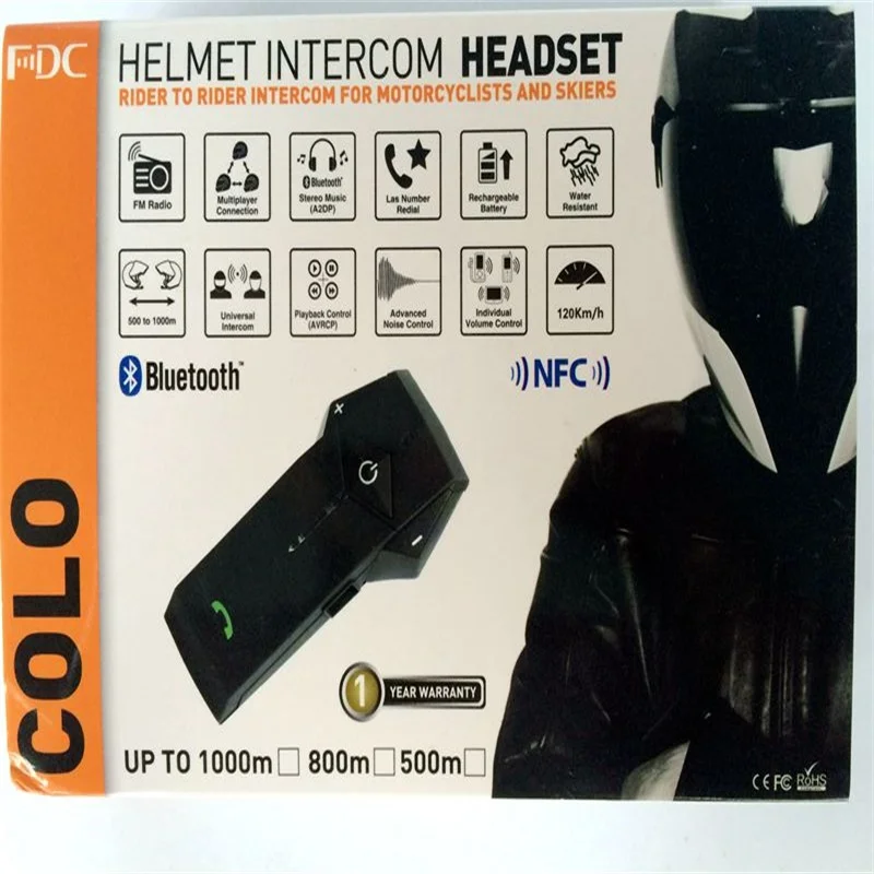 Мотоцикл Casco Bluetooth домофон мотоциклетный шлем гарнитуры Поддержка NFC Функция FM