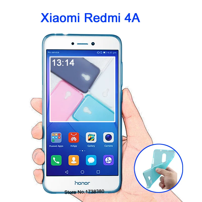 Xiomi Xiaomi Redmi 4A чехол 5 0 дюйма Матовый ТПУ мягкая задняя крышка для телефона Redmi4A