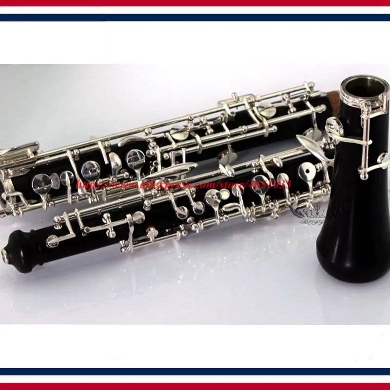 

Oboe - Student type Silver Plated Semi Automatic Ebony Oboe