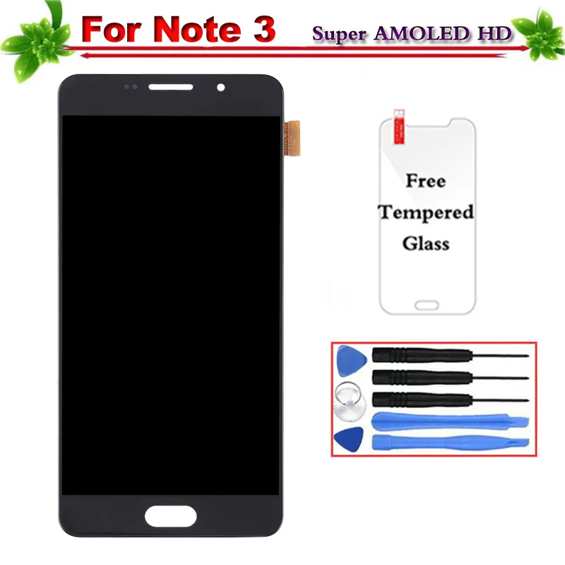 

for Samsung Galaxy Note 3 N9005 N900A LCD Display Touch Screen Assembly Replacement with Frame Super Amoled for Galaxy Note 3