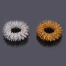 100 шт./лот массажное кольцо для пальцев акупунктура, кольца массажер для тела