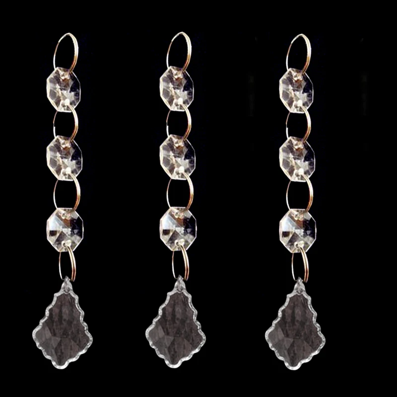 

5 pcs Wedding Acrylic Garland Diamond Crystal Bead Chandelier Hanging Decor