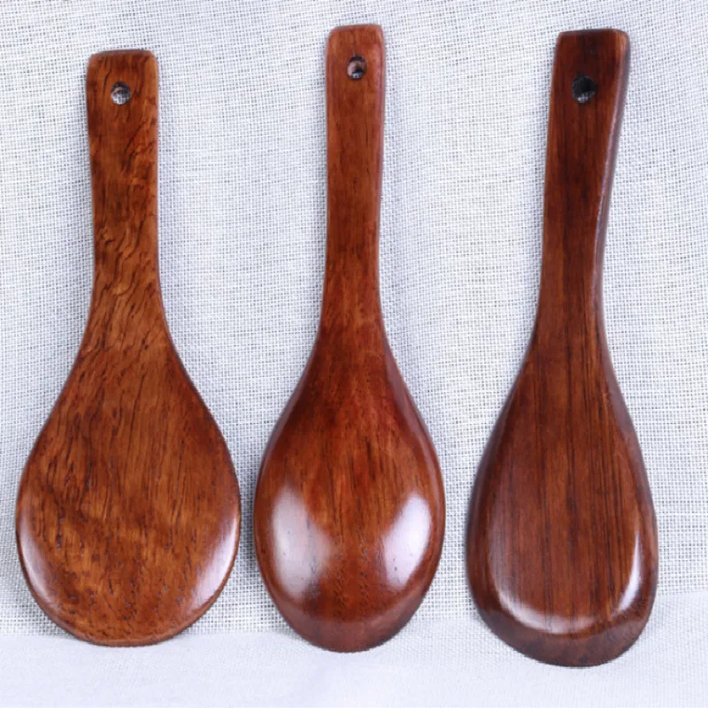 

Kitchen Turner Spatula Rice Spoon Long Wooden Turner Pancakes Shovel Wood Rice Paddle Serving Spoon Cooking Utensils