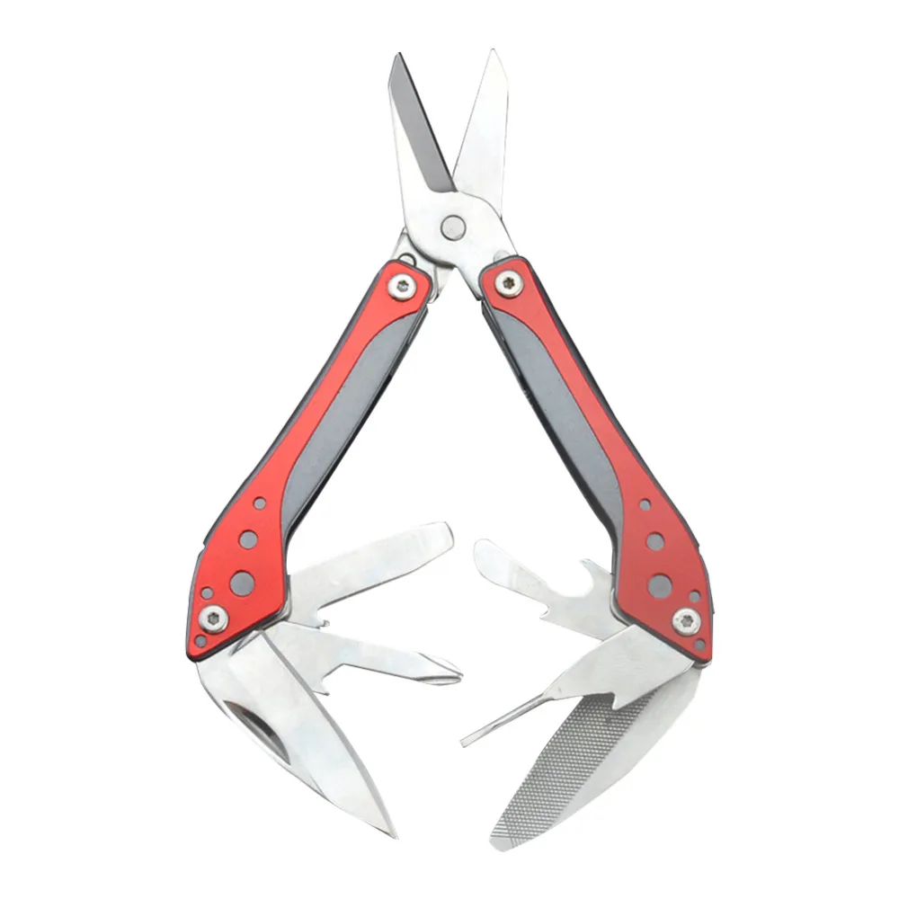 

Multitools Scissors 420 Stainless Steel Fine Blanking Multi-scissor Multi-tool Pocket Knife Kit Multitools Schaar tijeras Hot