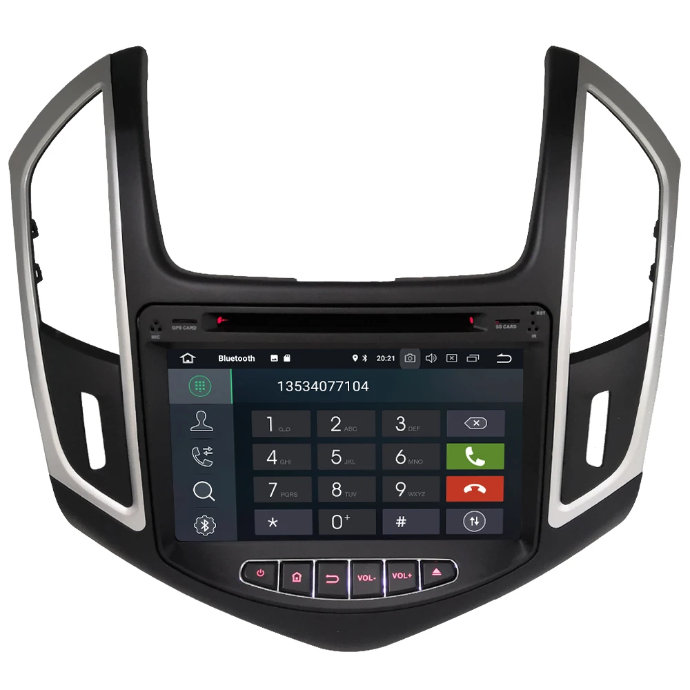 Best KLYDE 8" Android 8 7.1 4G WIFI Octa Core PX5 4GB RAM 32GB ROM Car DVD Multimedia Player Radio For Chevrolet Cruze 2013 2014 2015 1
