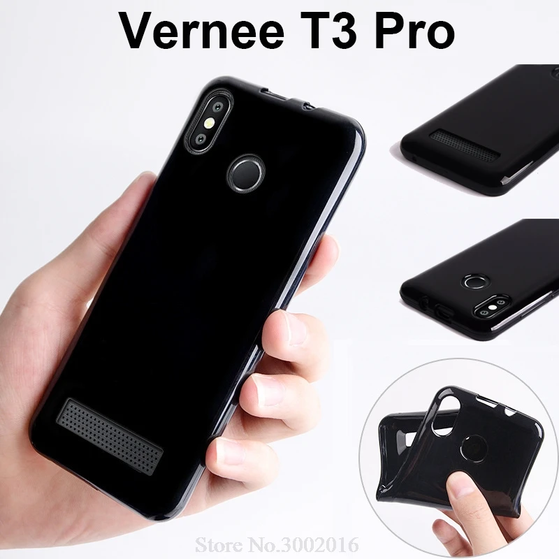Глянцевый силиконовый чехол для Vernee T3 Pro бампер из ТПУ телефона смартфона
