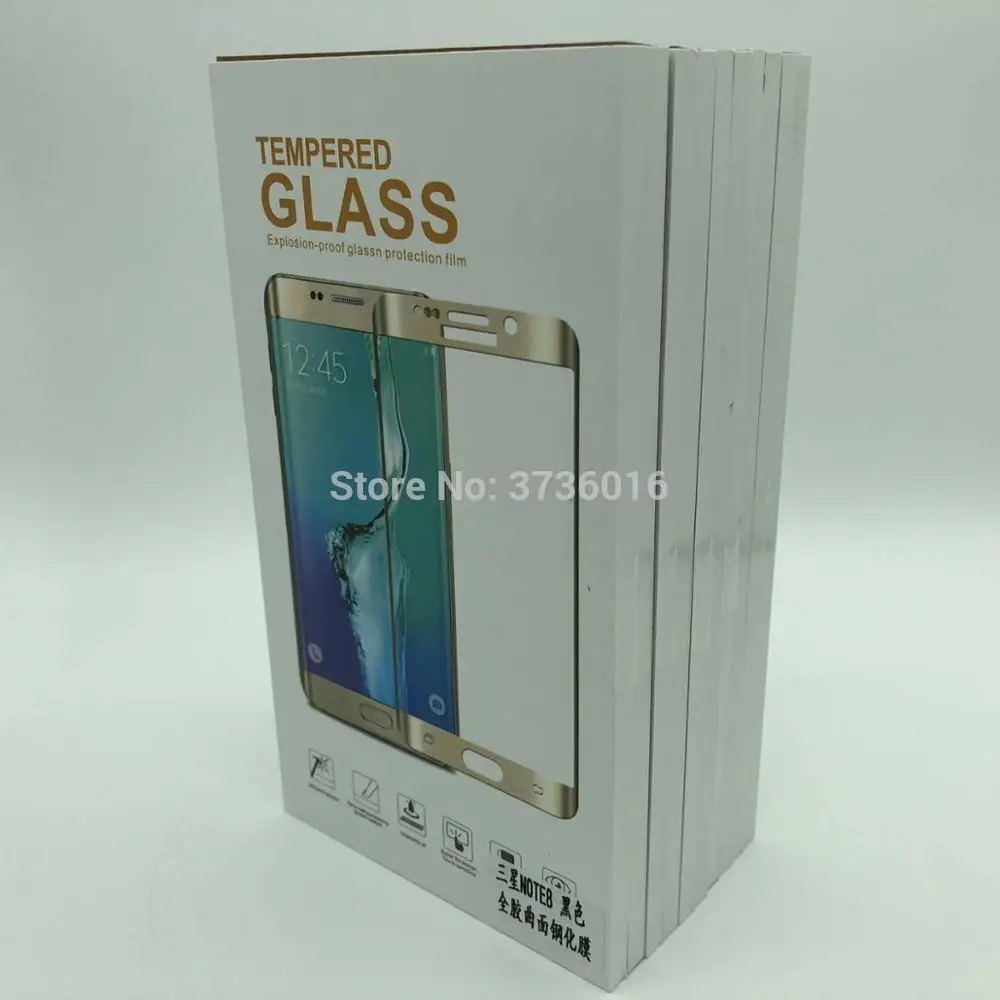 1 шт 3D полное покрытие закаленное стекло цена для Samsung Galaxy Note 8 с тонкой розничной