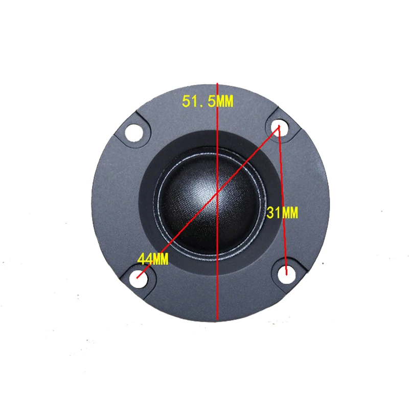 " дюймовый 50 мм 4Ohm 6Ohm 8Ohm 15 Вт шелковая пленка высокочастотный твитер домашний аудио автомобильный модификация ВЧ динамик стерео громкий динамик
