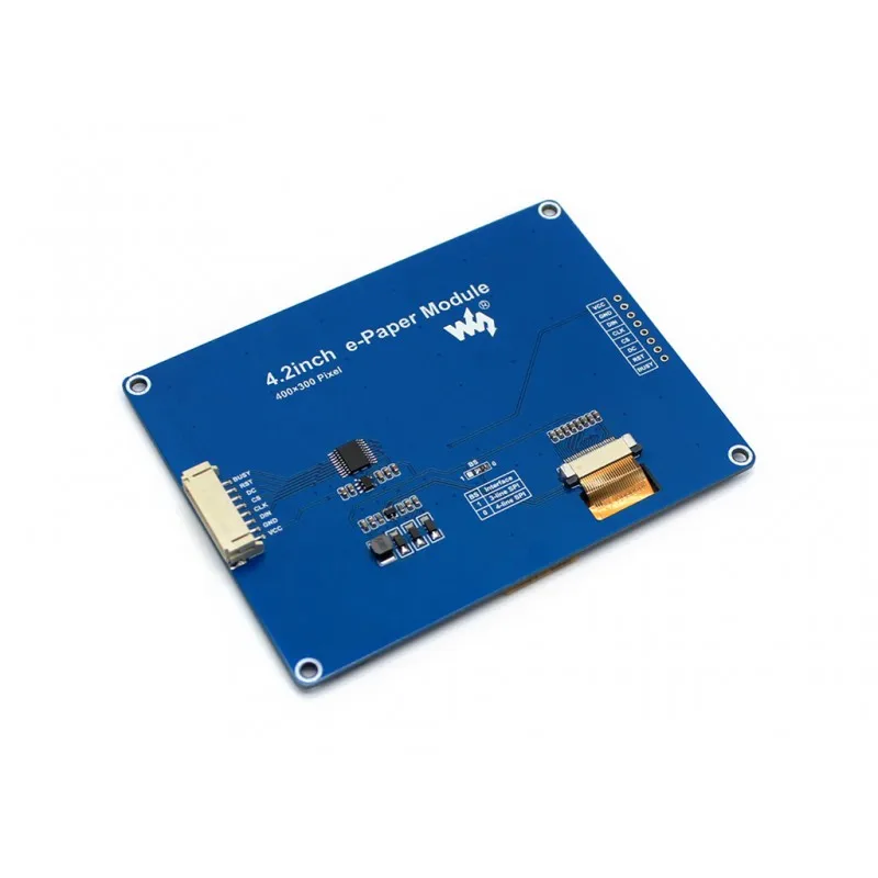 400x300, 4.2inch E-Ink display module SPI Without backlight Compatible with variuous board Ultra low consumption