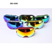 Kids Ski Goggles Double lens UV400 anti-fog ski glasses snow goggle changeable lens Girls Boys Snowboard goggles