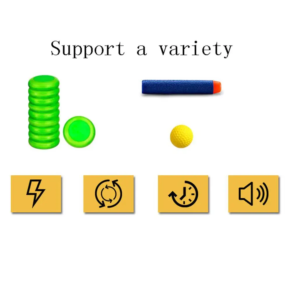 1 комплект детей сброс электронная цель стрельбы счет цель для стрельбы игрушка для Nerf игрушки мягкие пули Blaster тренировочное устройство Чехол