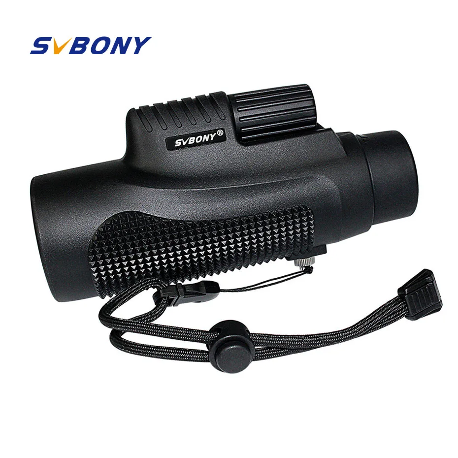 

SVBONY 8x42 Monocular Telescope Single Hand Focus Travelling Waterproof Fogproof for Camping Birdwatching Wildlife (Black) F9116