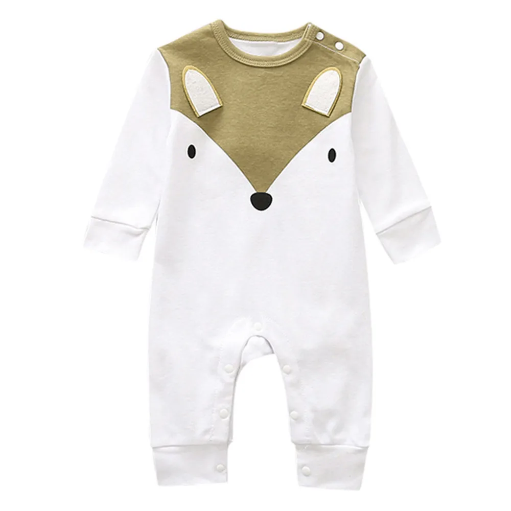 

Newborn Infant Baby Boy Girl Cartoon Animal Cotton Romper Jumpsuit Clothes