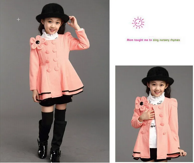 Модная зимняя куртка для девочек 4-12 лет; зимние детские куртки; пальто высокого качества; Верхняя одежда для маленьких девочек