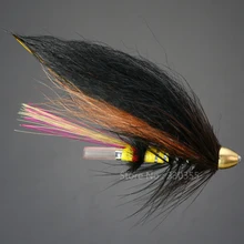 100 шт. трубки Fly многоцветный конус головок лосося и морской форели Fly Рыбалка мухи приманки