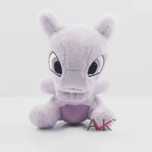 14cm Pokemon Mewtwo Plush Doll Toy Stuffed Dolls 5 5 Inch Figure Doll Gifts for Children