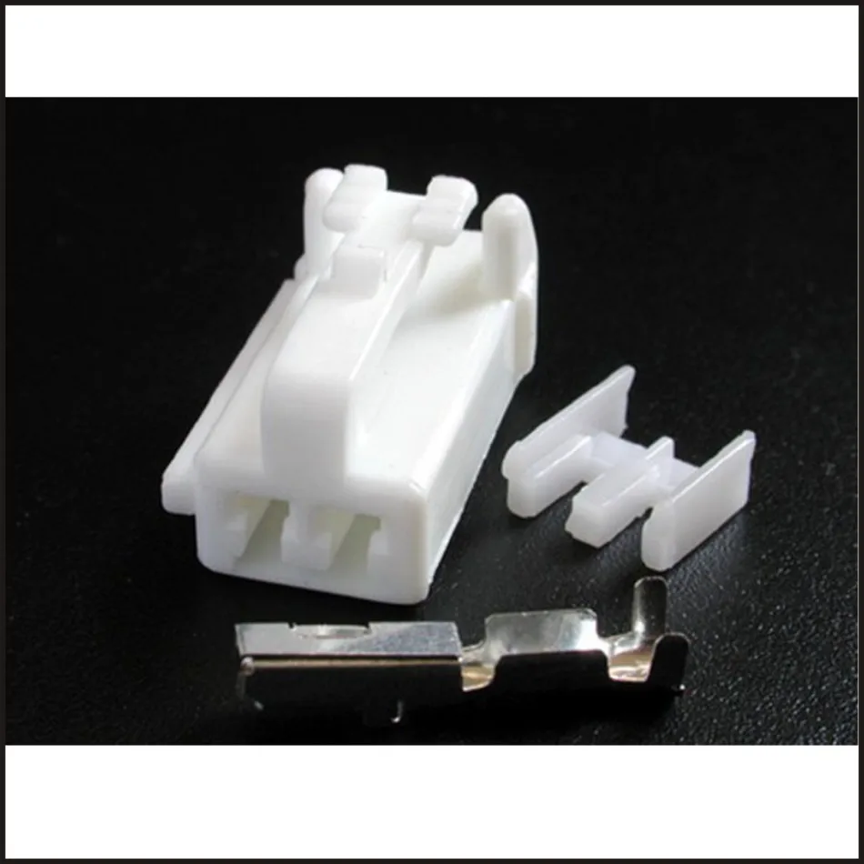 200 комплектов проводов разъем Женский Кабельный мужской терминал 2pin вилки