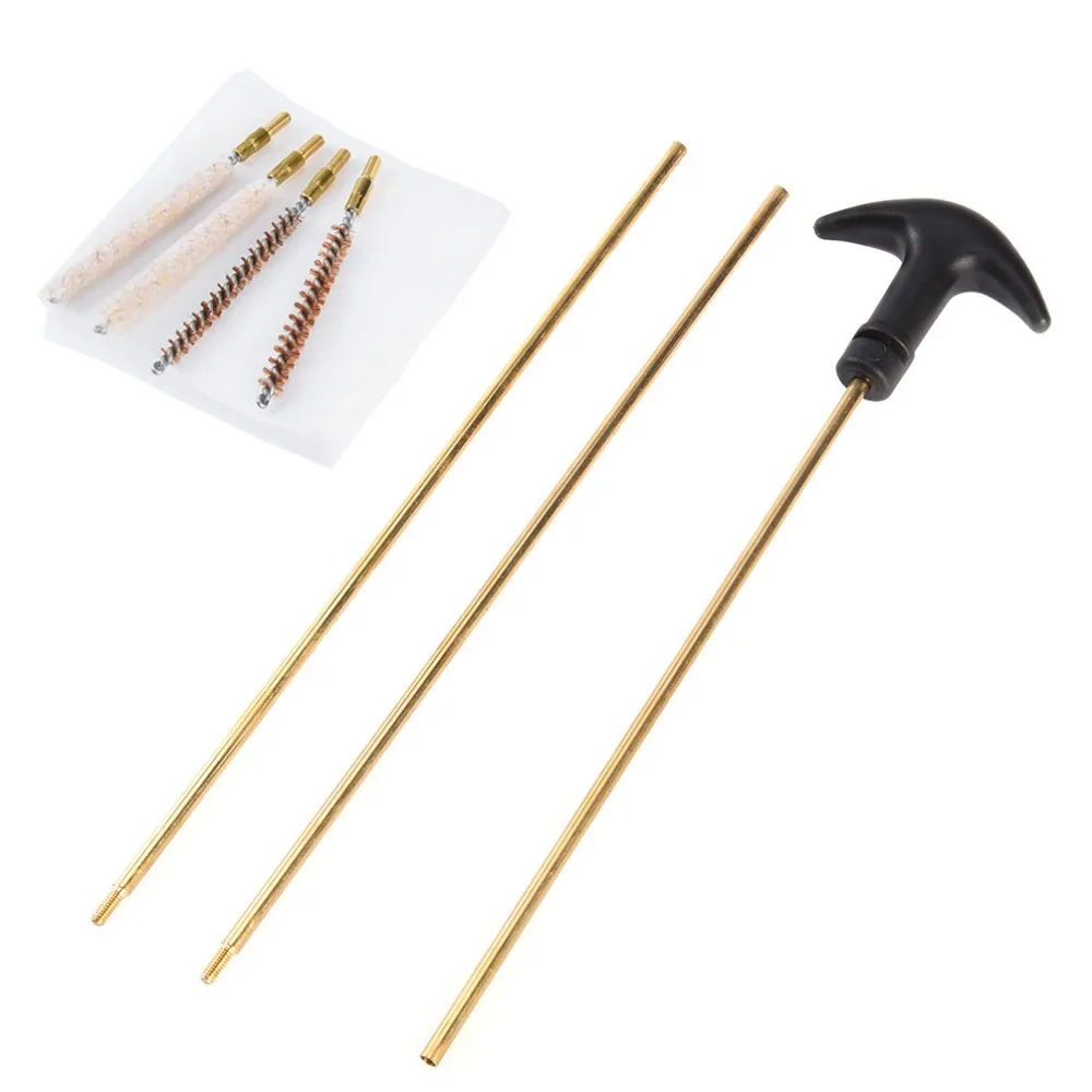 

RUNACC Tactical Hunting Barrel Cleaning Kit Rifles Pistols Airgun Brush Gun Rod Shortgun Cleaner Airsoft Wire bristle Kit