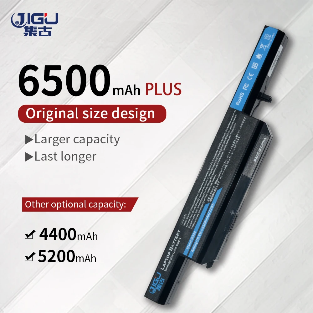 JIGU Laptop Battery FOR CLEVO Nexoc B509II W540EU W550EU W550SU W550SU2 W551SU1 | Компьютеры и офис