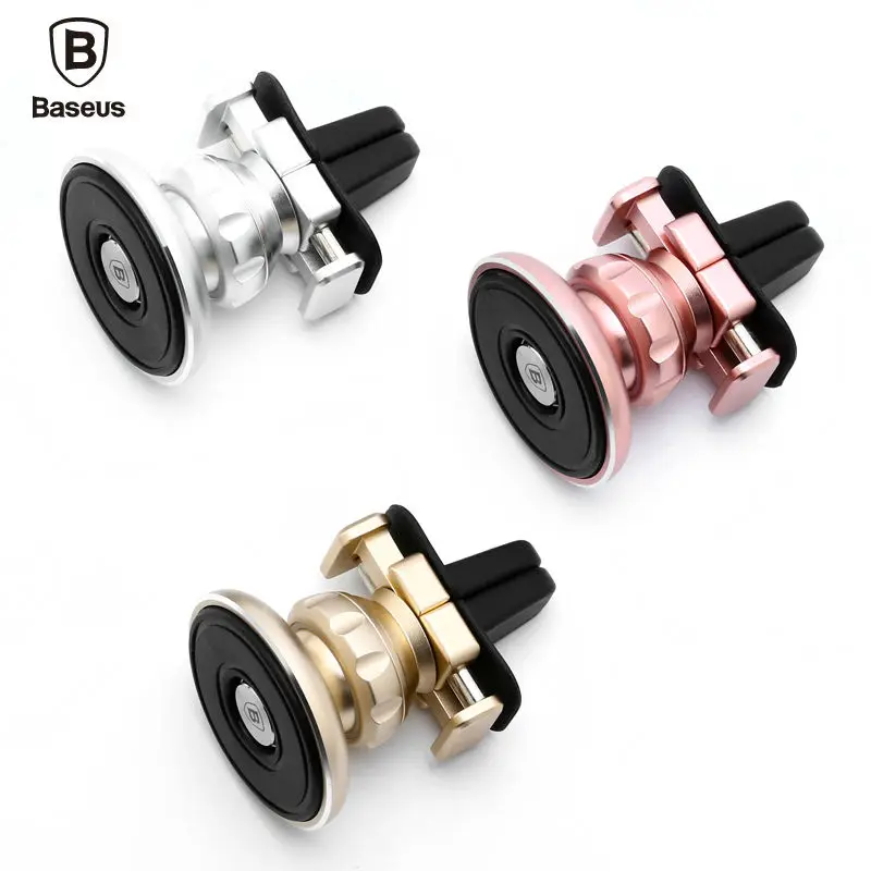 Baseus Gold Aromatizing Car Mount for iPhone 360 Degree Rotation Universal Magnetic Suitable for Most of