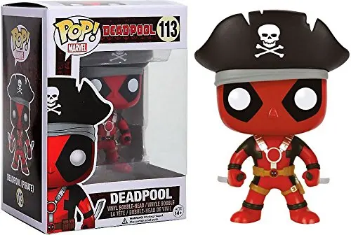 Эксклюзивный официальный Funko pop Marvel: пиратский Дэдпул Виниловая фигурка