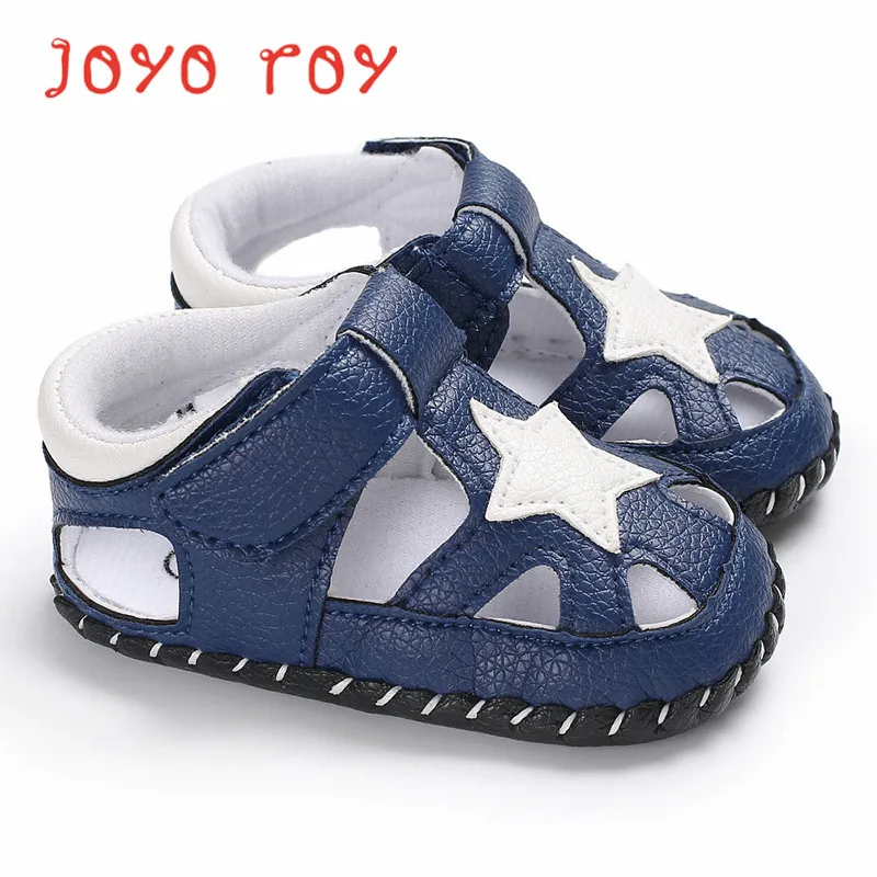 

Joyo roy baby shoes Newborn non-slip soft shoes spring summer 0-2 baby boys anti-skid breathable toddler shoes LXM10