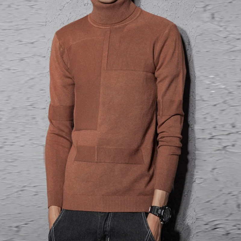 Wholesale font b Men b font Spring Autumn font b Sweater b font Turtleneck Casual font