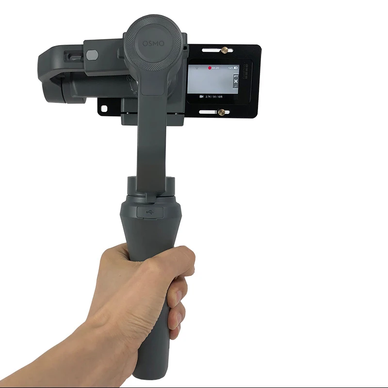 Универсальный адаптер для экшн-камеры GoPro Hero 7/6/5/4/3+ Yi 4K для Zhiyun Smooth Q C DJI Osmo 2 мобильный Feiyu G5 портативный монопод с шарнирным замком Монтажная пластина