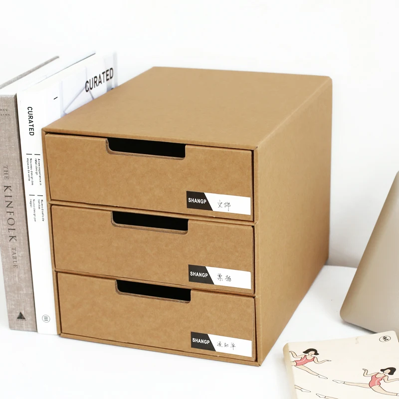 Креативный органайзер для ящиков DIY, коробочки для хранения, можно сложить ящики для хранения, офисный Настольный Файл, косметический контейнер для мелочей, домашний декор