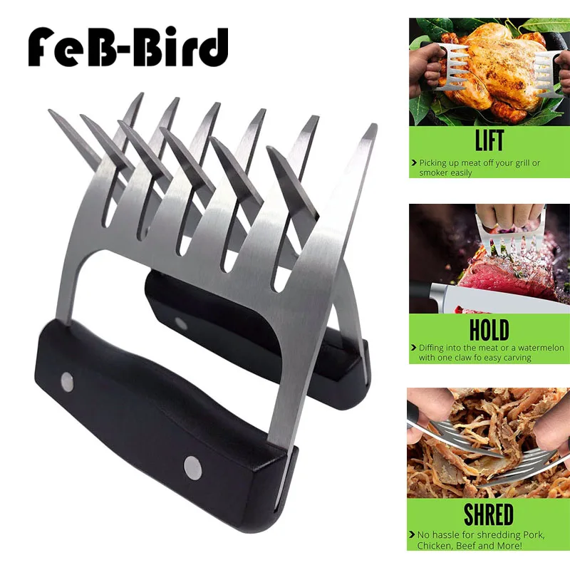 Buy Metal Meat Claws Stainless Steel Meat Forks for