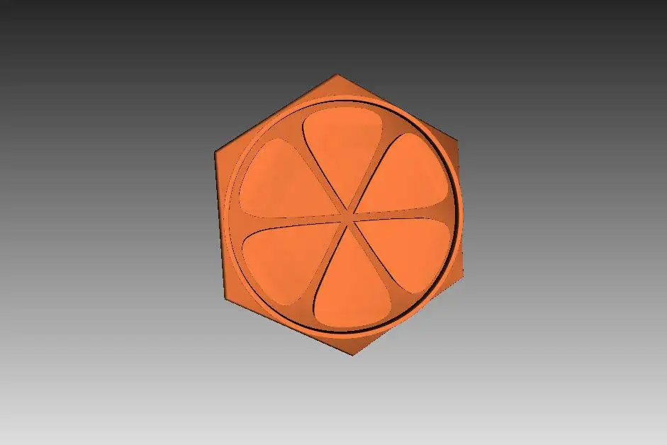 Оранжевая настенная панель модель 3D STL для фрезерного станка с ЧПУ гравер