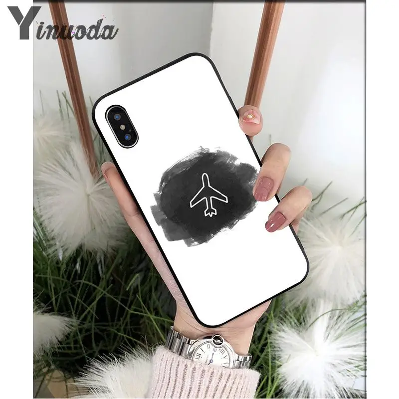 Simple and lovely cartoon pattern air plane