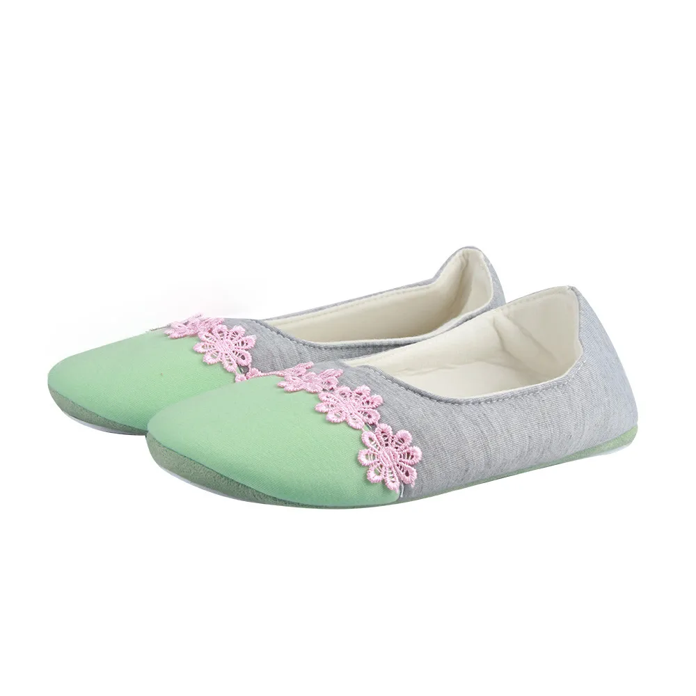 

KVL 2017 Xiniuest Women Home Slippers Spliced Warm Pregnant Women Shoes Yoga Shoes High Quality Cozy Warm Spring Autumn Casual