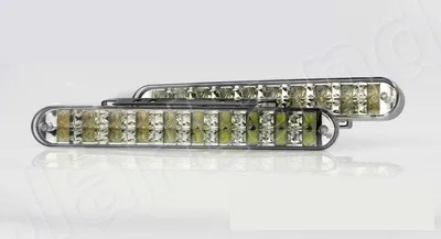 1 пара Автомобильные фары супер белый 30LED дневные ходовые огни DRL лампы поворотные