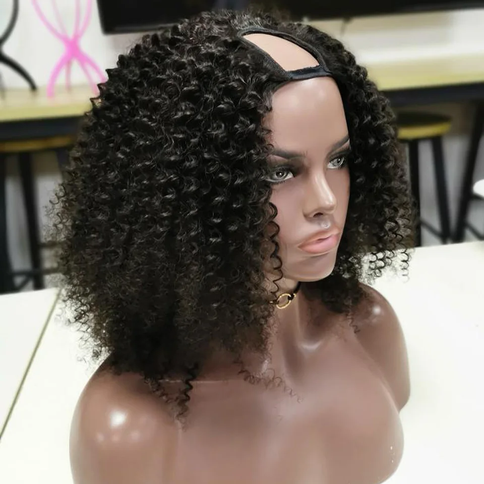 Beli Yvonne Keriting Keriting U Bagian Wig Rambut Manusia Wig 100% Brasil Perawan Rambut Wig Warna Alami Beli Yvonne Keriting Keriting U Bagian Wig Rambut Manusia Wig 100% Brasil Perawan Rambut Wig Warna Alami