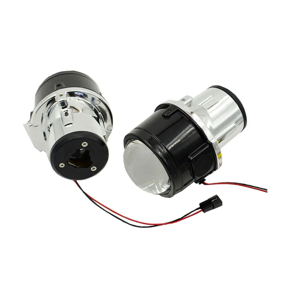 2,5 дюймов противотуманный светильник объектив для NISSAN/Jeep Wrangler/Fiida/Ford полностью металлические линзы проектора bi xenon Авто H11 противотуманный светильник