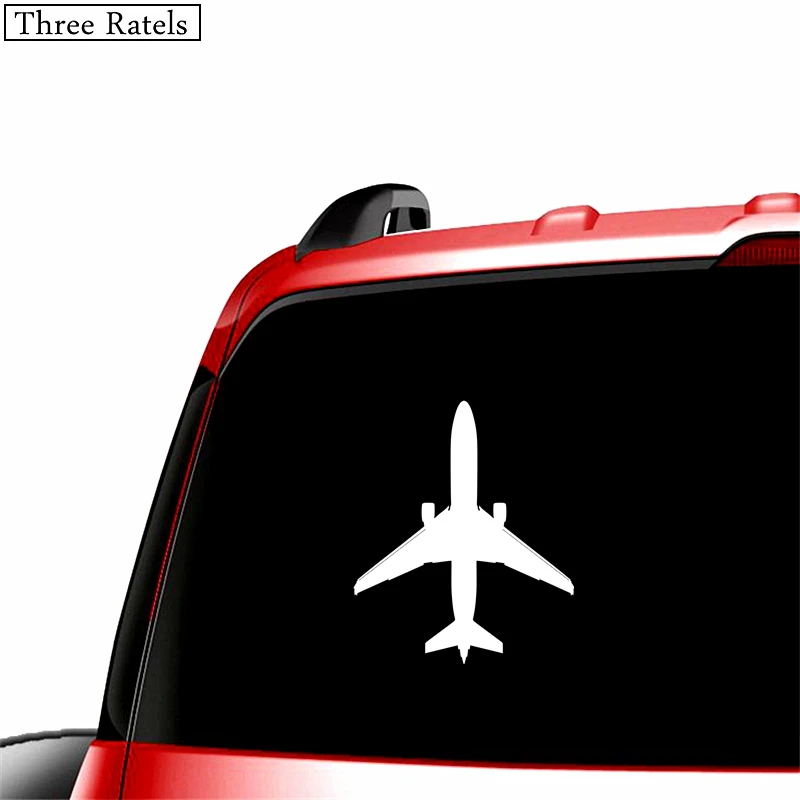 Three Ratels TZ-129 12.5*15cm airplane aircraft vinyl cool car sticker decal jdm car stickers - Image 2